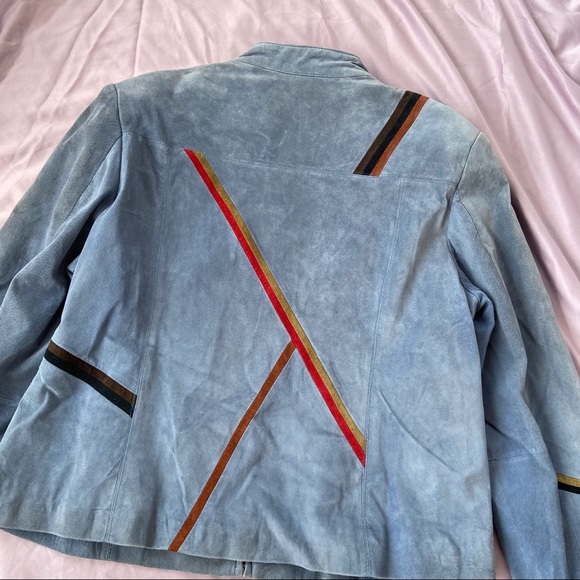 Vintage leather jacket sz Large - Picture 11 of 12